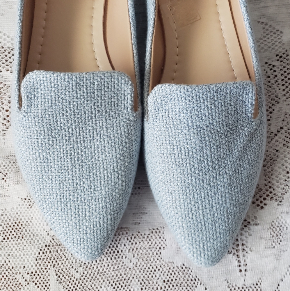 NWOT Flat Shoes Color Light Blue Size EU 40 - Picture 7 of 8